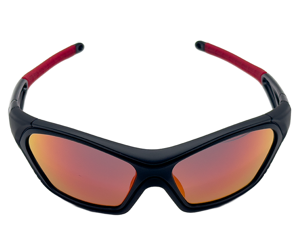 RUDA (Black Red, Polarized Lens)