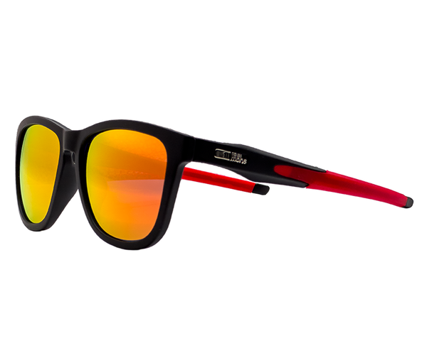 LUA (Matt Black-Red, Polarized Lens)