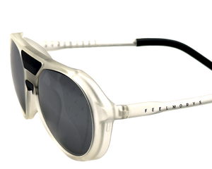 MARO (Matt Clear Black, Polarized Lens)