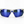 DARA Running Sunglasses, Crystal Blue (Officially Drenched)