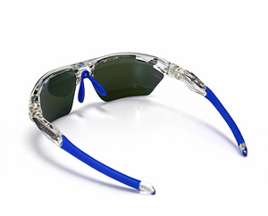 DARA Running Sunglasses, Crystal Blue (Officially Drenched)