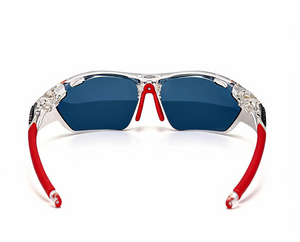 DARA Impact-Resistant Running Sunglasses, Crystal Red