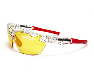 DARA Impact-Resistant Running Sunglasses, Crystal Red