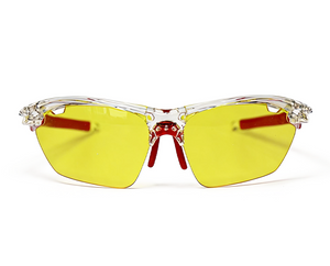 DARA Impact-Resistant Running Sunglasses, Crystal Red