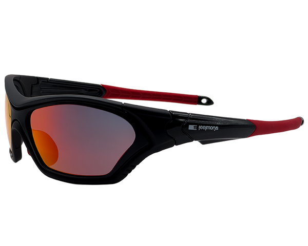 RUDA (Black Red, Polarized Lens)