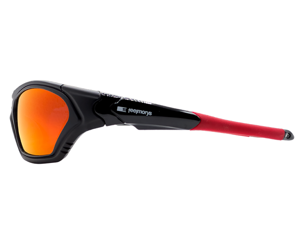 RUDA (Black Red, Polarized Lens)