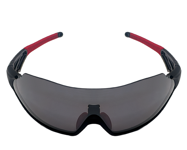 RUDA (Black Red, Polarized Lens)