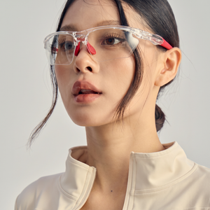 DARA Photochromic Running Sunglasses, Crystal Red